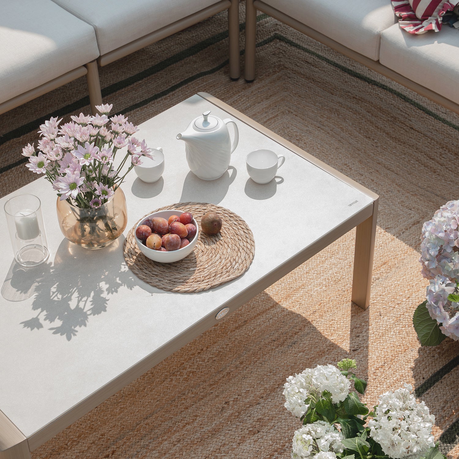 Soller Indoor and Outdoor Rope Weave Large Corner Sofa Set