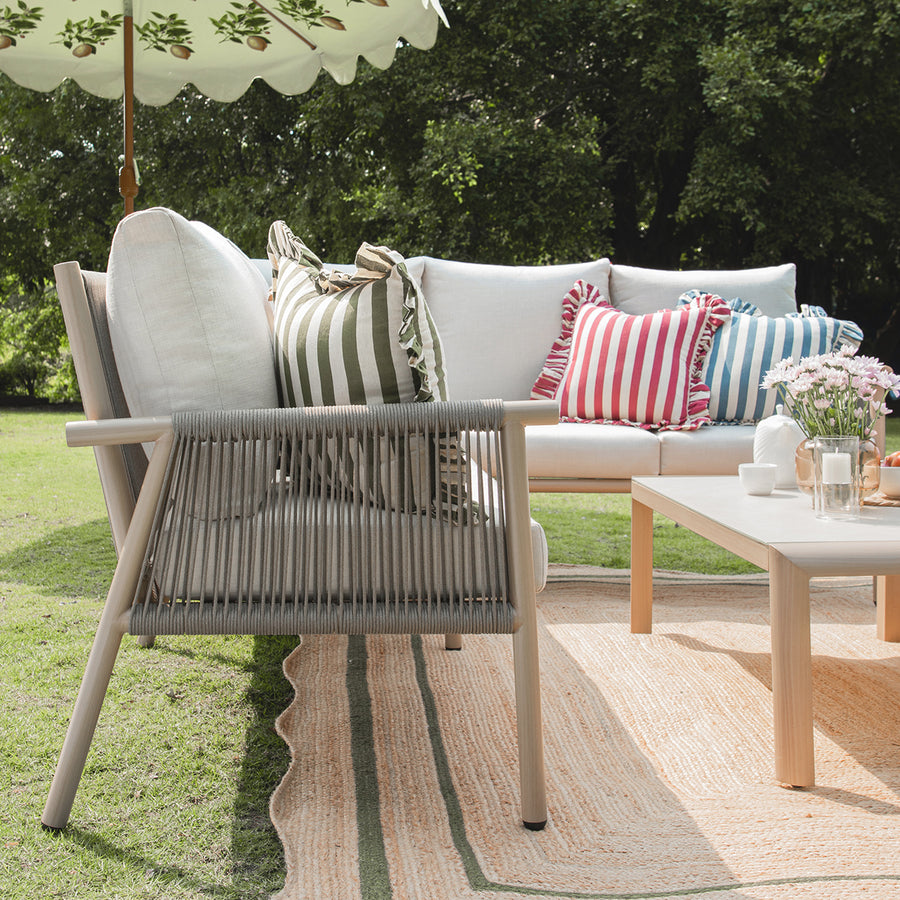 Soller Indoor and Outdoor Rope Weave Large Corner Sofa Set