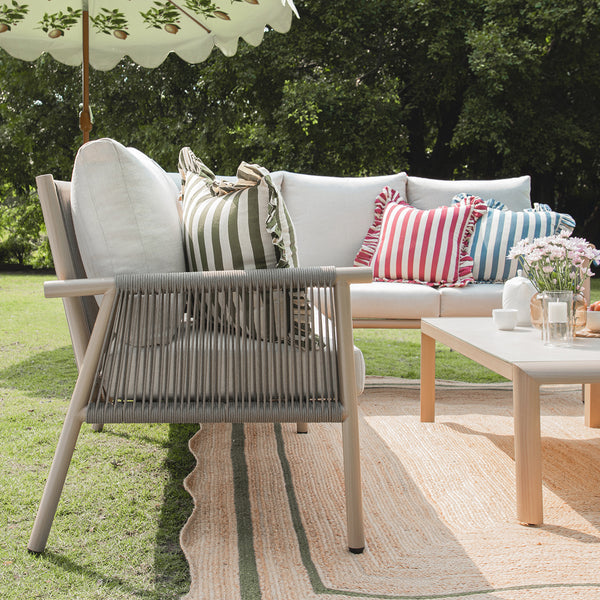 Soller Indoor and Outdoor Rope Weave Large Corner Sofa Set - daals