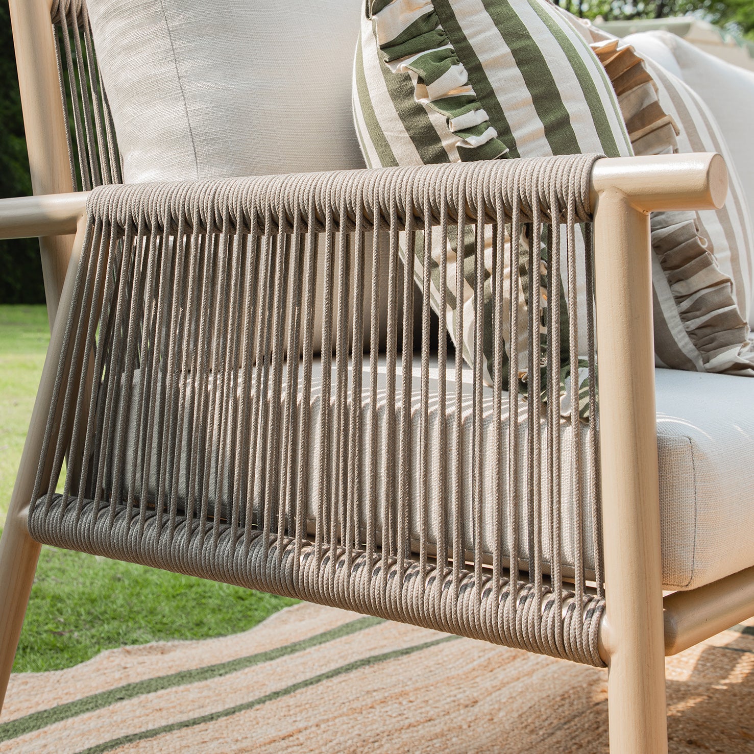 Soller Indoor and Outdoor Rope Weave Large Corner Sofa Set