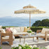 Stanford Round Wicker Outdoor 5 - Seater Sofa Set, Natural - daals