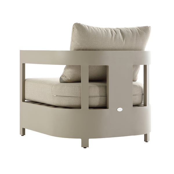 Stanford Outdoor 5 - Seater Sofa Set, Taupe with Light Taupe Fabric - daals