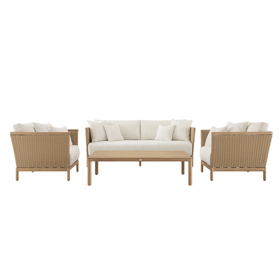 Panarea Indoor and Outdoor Wicker 5-Seater Lounge Set