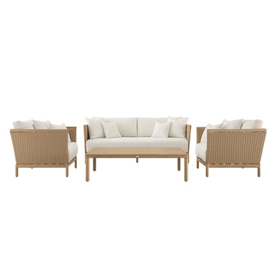 Panarea Indoor and Outdoor Wicker 5-Seater Lounge Set