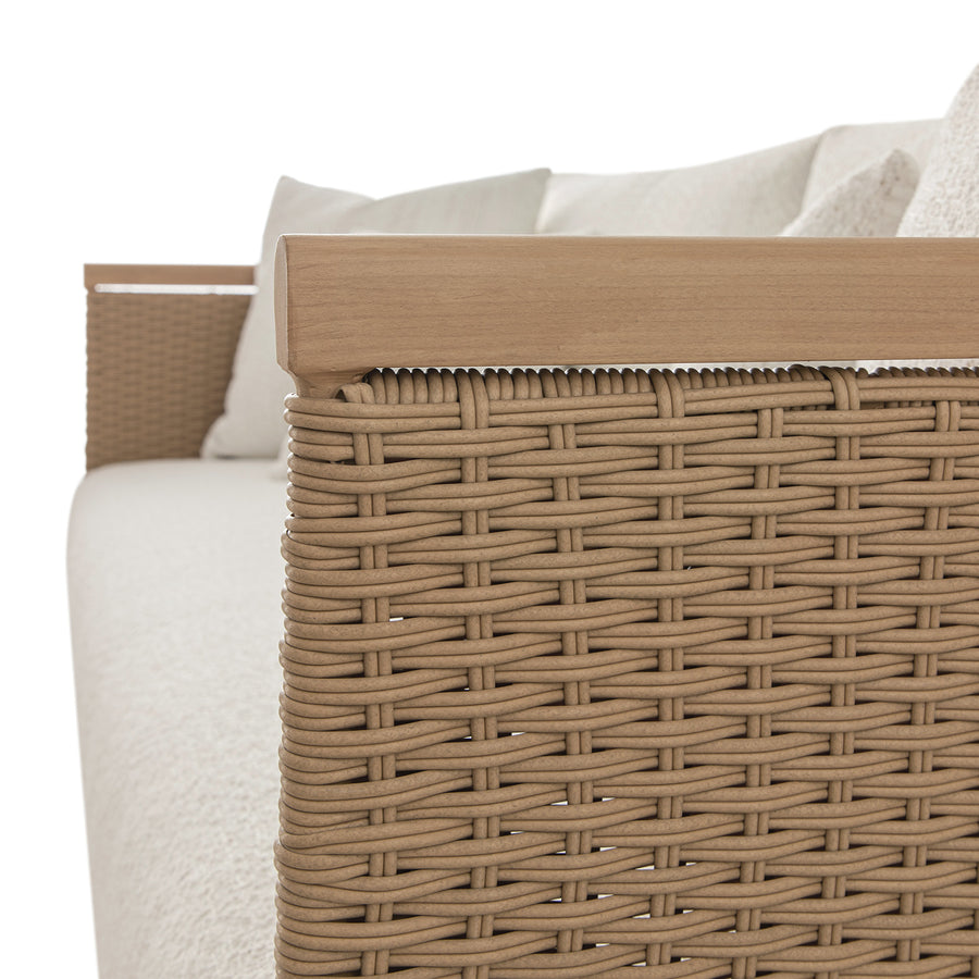 Panarea Indoor and Outdoor Wicker 5-Seater Lounge Set