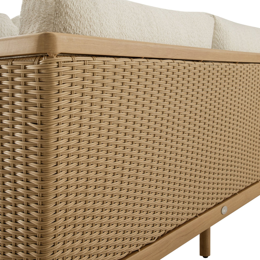 Panarea Indoor and Outdoor Wicker 4-Seater Chaise Lounge Set