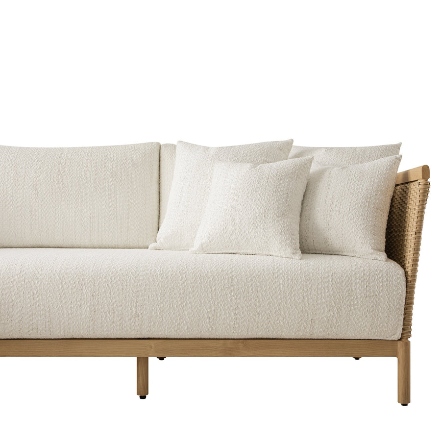 Panarea Indoor and Outdoor Wicker 4-Seater Chaise Lounge Set