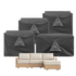 Cover for Jardin Aluminium Outdoor Modular Large 4-Piece Chaise Sofa Set - daals