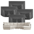 Cover for Jardin Aluminium Outdoor Modular Grande 4-Piece Curved Sofa Set - daals