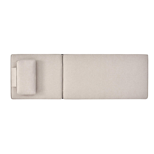 Hampshire Round Wicker Rattan Sun Lounger, Natural