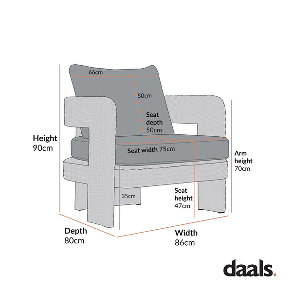 Stanford Round Wicker Outdoor Armchair Set, Natural