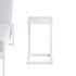 Albany Aluminium Side Table, White - daals