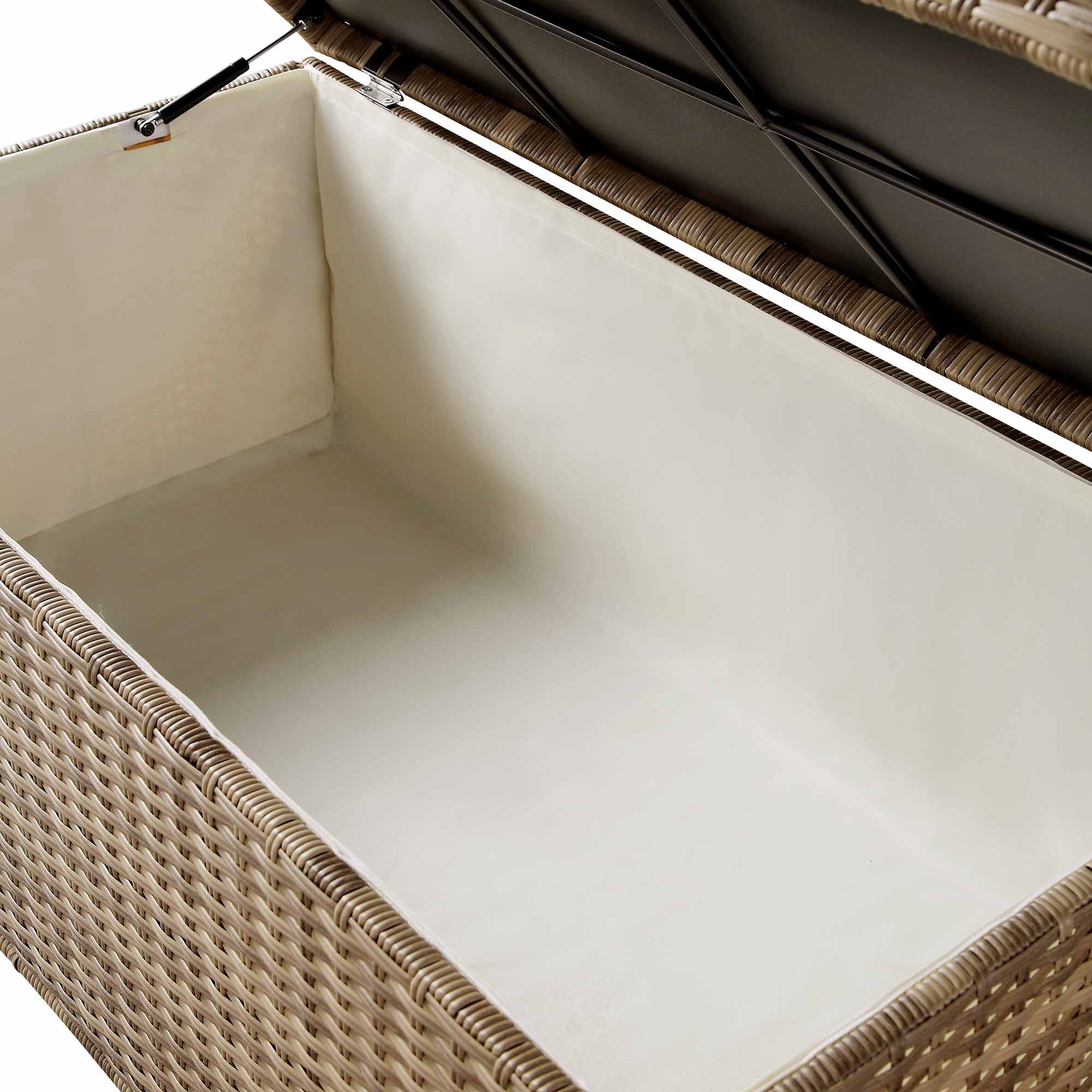 Granchester 120cm Rattan Storage Box, Natural | daals