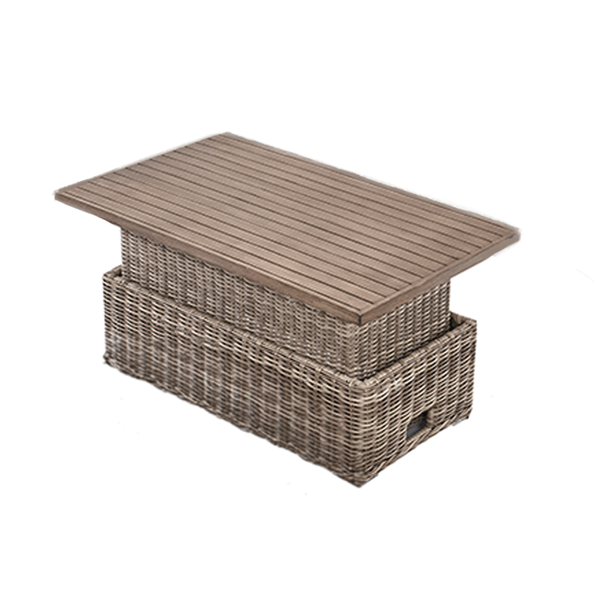 Outdoor Rising Table Bellagio Wicker Outdoor Rising Table, Natural | daals