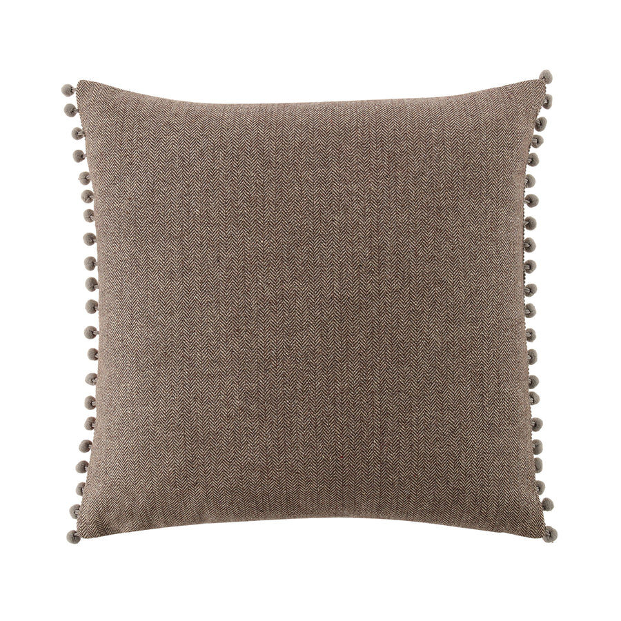 Country Collection Hare Embroidered Linen Blend Cushion - daals