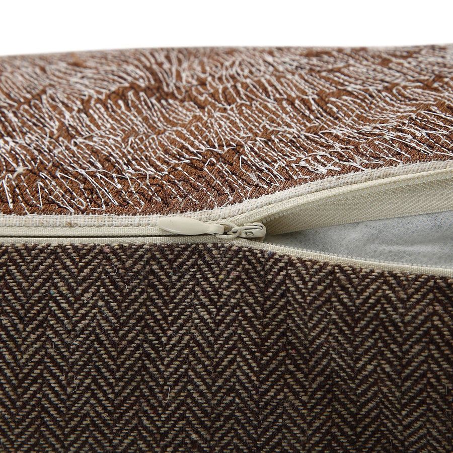 Country Collection Hare Embroidered Linen Blend Cushion - daals