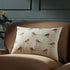 Country Collection Robin Repeat Embroidered Linen Blend Cushion - daals
