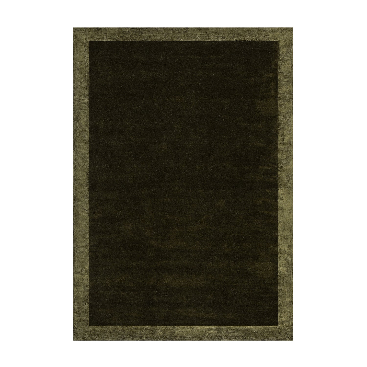 Albi Moss Green Hand Tufted Wool & Viscose Rug