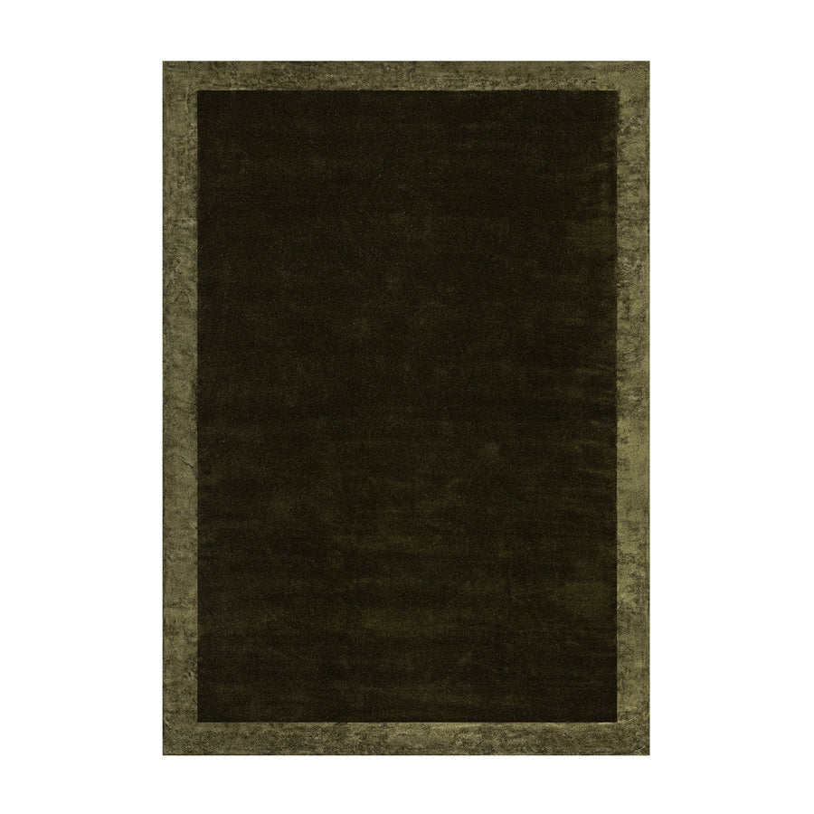 Albi Moss Green Hand Tufted Wool & Viscose Rug