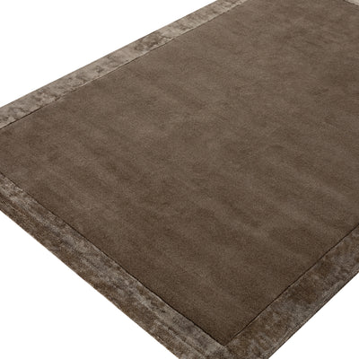 Albi Taupe Hand Tufted Wool & Viscose Rug