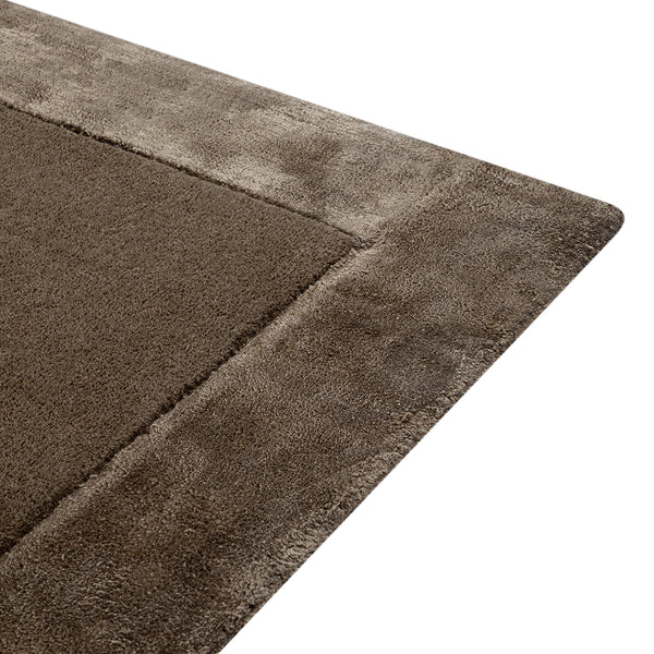 Albi Taupe Hand Tufted Wool & Viscose Rug - daals