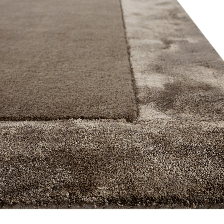 Albi Taupe Hand Tufted Wool & Viscose Rug