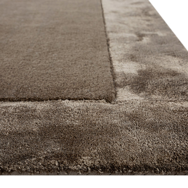 Albi Taupe Hand Tufted Wool & Viscose Rug - daals