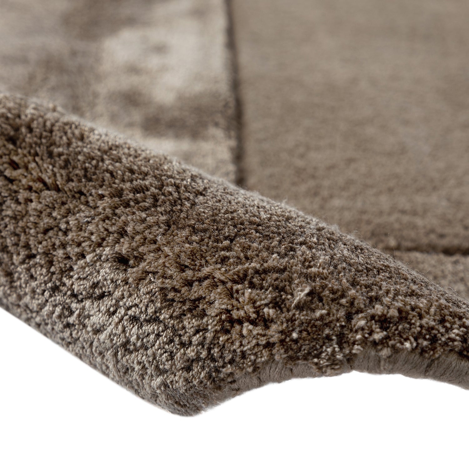 Albi Taupe Hand Tufted Wool & Viscose Rug