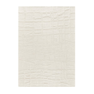 Alessio Ivory Hand Tufted Wool Rug