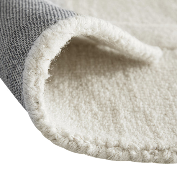 Alessio Ivory Hand Tufted Wool Rug - daals