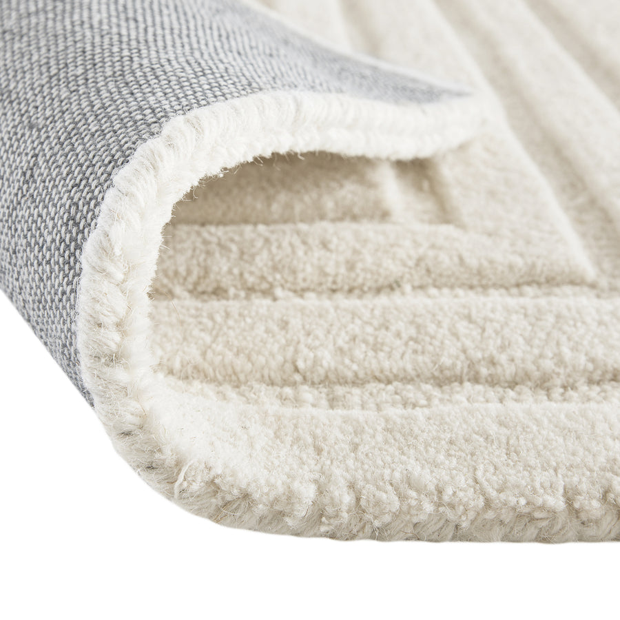 Treviso Ivory Hand Tufted Wool Rug