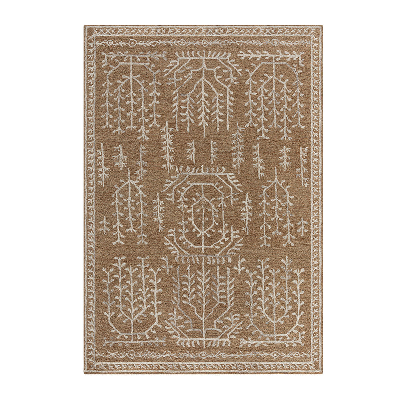 Varanasi Rust Traditional Hand Tufted Wool Rug - daals