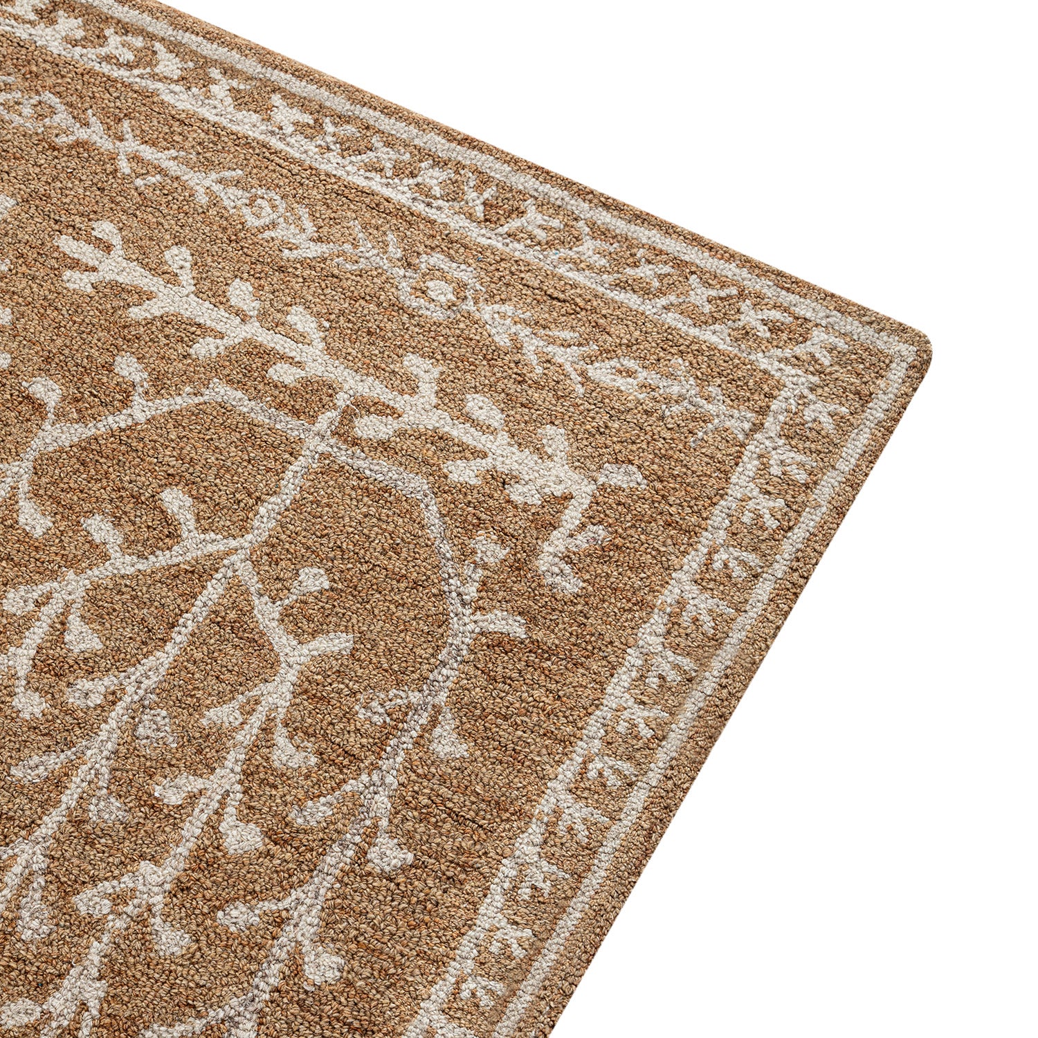 Varanasi Rust Traditional Hand Tufted Wool Rug