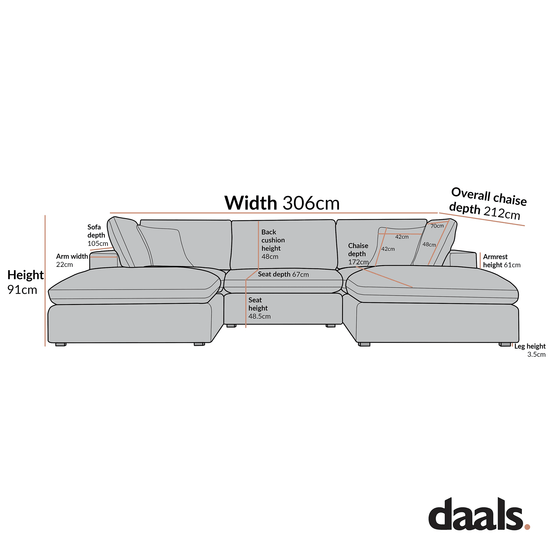 Lutyens Taupe Velvet Modular Sofa, 5-Piece U-Shape Set