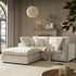 Lutyens Beige Linen Blend Modular Sofa, 2 - Piece Chaise - daals