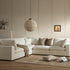Lutyens Beige Linen Blend Modular Sofa, 5 - Piece Corner Set - daals
