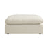 Lutyens Beige Linen Blend Modular Sofa, Stool - daals