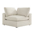 Lutyens Beige Linen Blend Modular Sofa, Corner Unit - daals