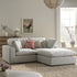 Lutyens Light Grey Linen Blend Modular Sofa, 2 - Piece Chaise - daals