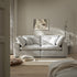Lutyens Light Grey Linen Blend Modular Sofa, 2 - Piece - daals