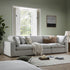 Lutyens Light Grey Linen Blend Modular Sofa, 3 - Piece - daals