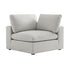 Lutyens Light Grey Linen Blend Modular Sofa, Corner Unit - daals