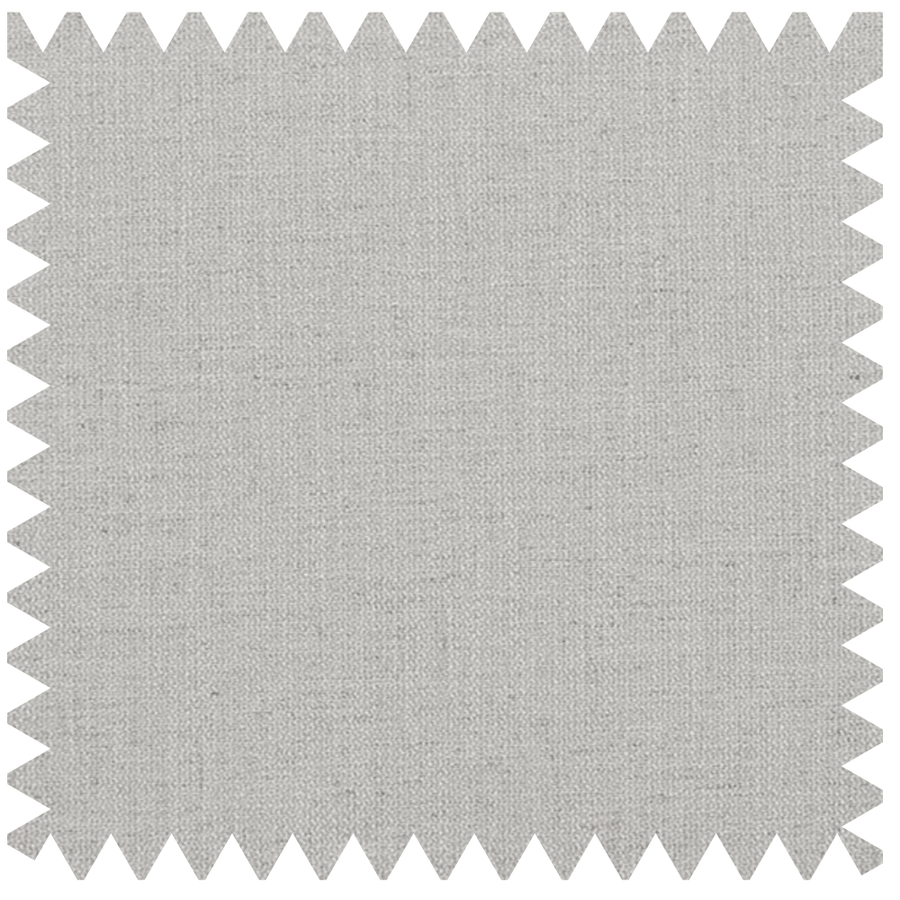 Lutyens Light Grey Linen Blend Woven Fabric Swatch