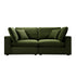 Lutyens Moss Green Velvet Modular Sofa, 2 - Piece - daals