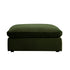 Lutyens Moss Green Velvet Modular Sofa, Stool - daals