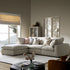 Lutyens Oatmeal Weave Fabric Modular Sofa, 3 - Piece Chaise - daals