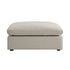 Lutyens Oatmeal Weave Fabric Modular Sofa, Stool - daals