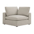 Lutyens Oatmeal Weave Fabric Modular Sofa, Corner Unit - daals