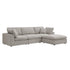 Lutyens Taupe Boucle Modular Sofa, 3 - Piece Chaise - daals