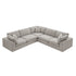 Lutyens Taupe Boucle Modular Sofa, 5 - Piece Corner Set - daals